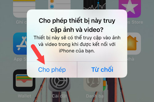 copy anh tu iphone sang may tinh bang iTunes