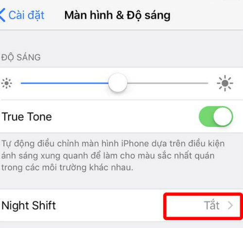 Màn hình iPhone 11 bị ám vàng