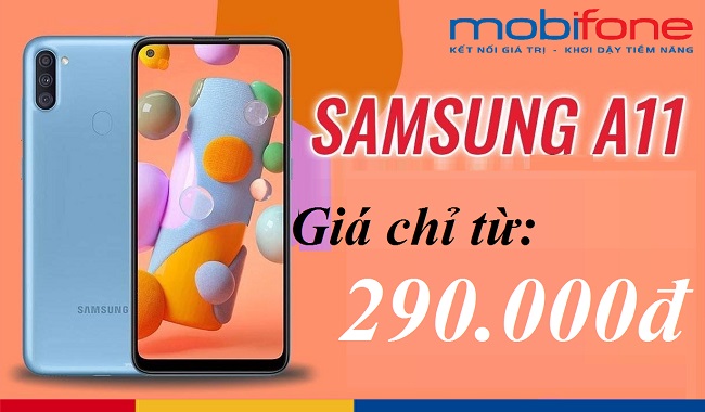 khuyến mãi mobifone bán samsung a11