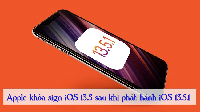 Apple khóa sign iOS 13.5