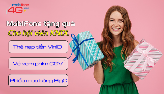 MobiFone tặng quà cho hội viên KNDL