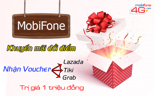 MobiFone khuyến mãi đổi điểm nhận voucher 