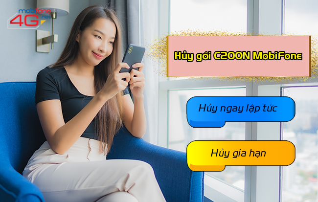 Cách hủy gói C200N MobiFone