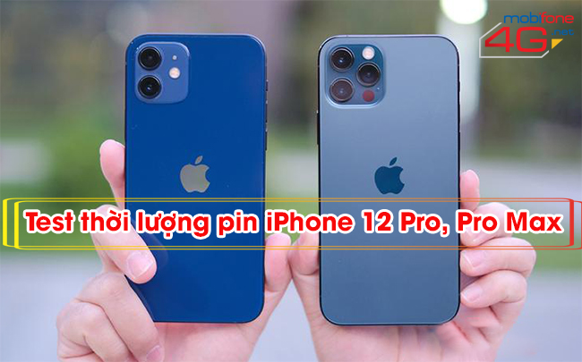 Đánh giá thời lượng pin iPhone 12 