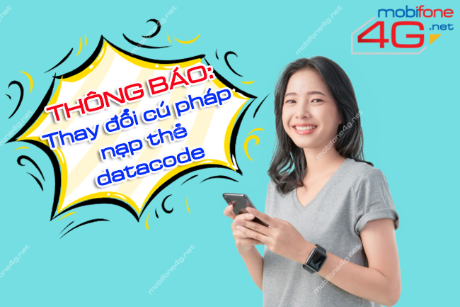 cú pháp nạp thẻ data code