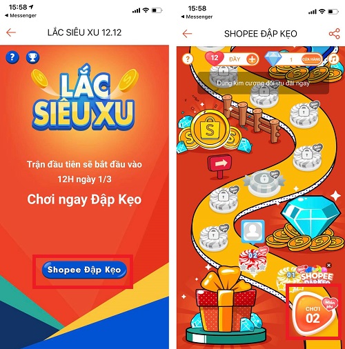 Cách vào Shopee game trên iPhone