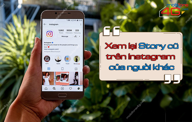 xem lại Story cũ trên Instagram của người khác