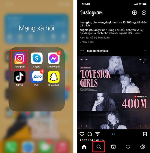 xem lại Story cũ trên Instagram của người khác