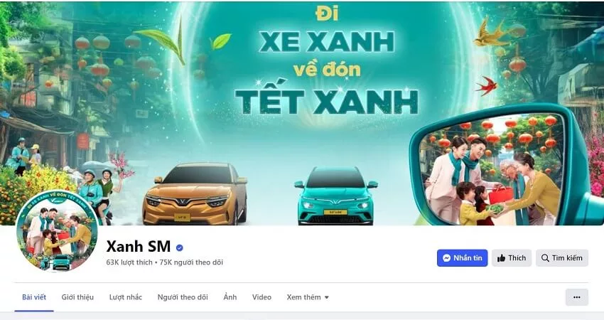 fanpage xe taxi xanh da nang