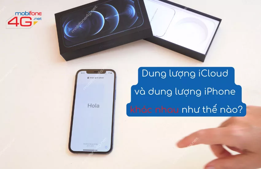 dung luong icloud va dung luong iphone khac nhau nhu the nao?