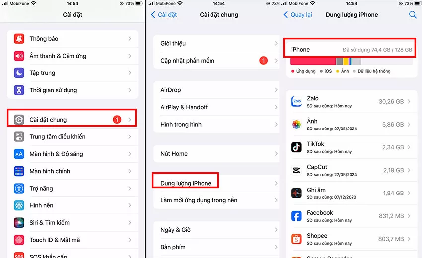 dung luong icloud va dung luong iphone khac nhau nhu the nao?