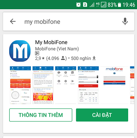 Làm sao để cài đặt ứng dụng My MobiFone cài đặt ứng dụng My MobiFone