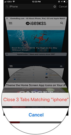 tắt nhiều tab Safari cùng lúc trên iPhone siêu nhanh tắt nhiều tab Safari cùng lúc trên iPhone siêu nhanh