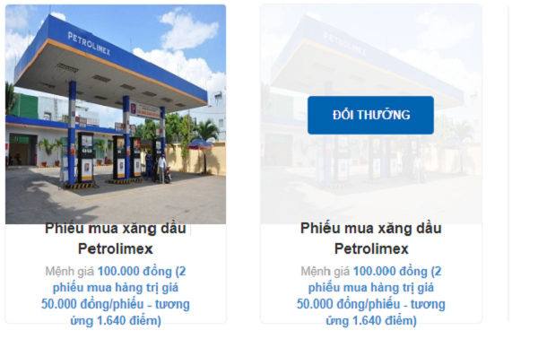 Đổi điểm MobiFone nhận phiếu xăng Đổi điểm MobiFone nhận phiếu xăng