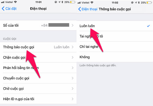 Tắt tiếng nói khi có cuộc gọi đến trên iPhone 7 Tắt tiếng nói khi có cuộc gọi đến trên iPhone 7