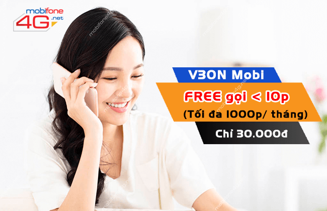 Đăng ký gói cước V30N của MobiFone