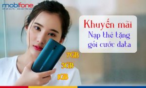 MobiFone khuyến mãi nạp thẻ tặng gói cước data