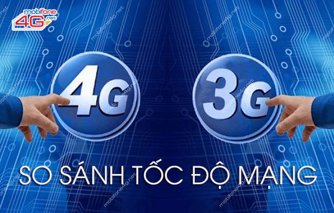 so sanh toc do mang 3g va 4g mobifone