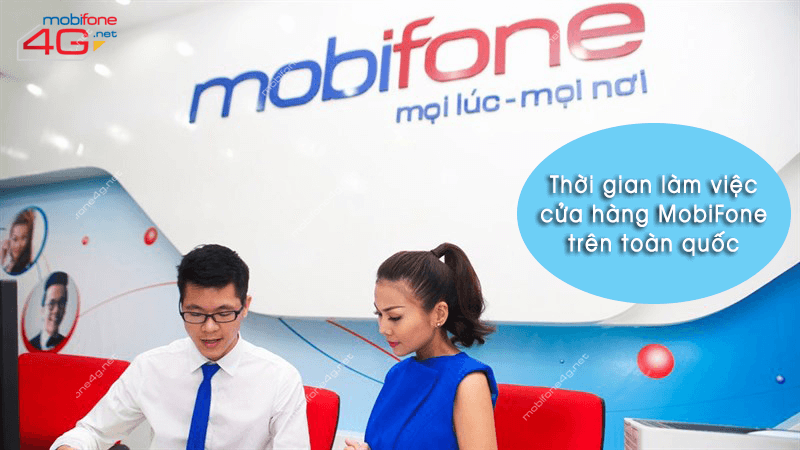 thoi gian lam viec cua cua hang mobifone