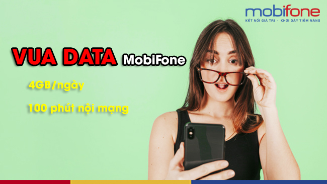 gói cước Vua Data MobiFone