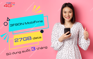 Gói cước 3F90N MobiFone
