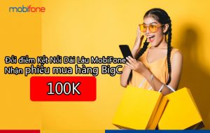 đổi điểm Kết Nối Dài Lâu MobiFone nhận phiếu mua hàng BigC
