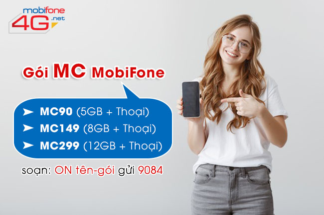 Các gói cước MC của MobiFone