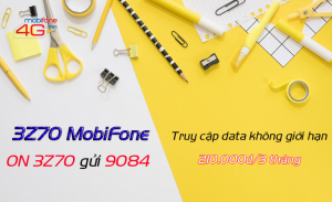 Đăng ký gói 3Z70 MobiFone n