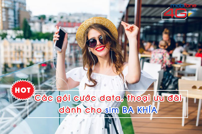 Các gói cước ưu đãi cho sim Ba Khía MobiFone