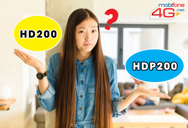 Đăng ký gói HD200 hay gói HDP200 MobiFone