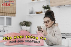 Cập nhật thông tin thuê bao MobiFone