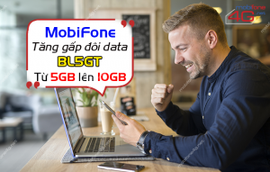 MobiFone nhân đôi data gói BL5GT từ 5GB lên 10GB