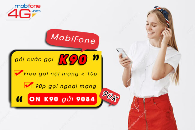 Đăng ký gói cước K90 MobiFone