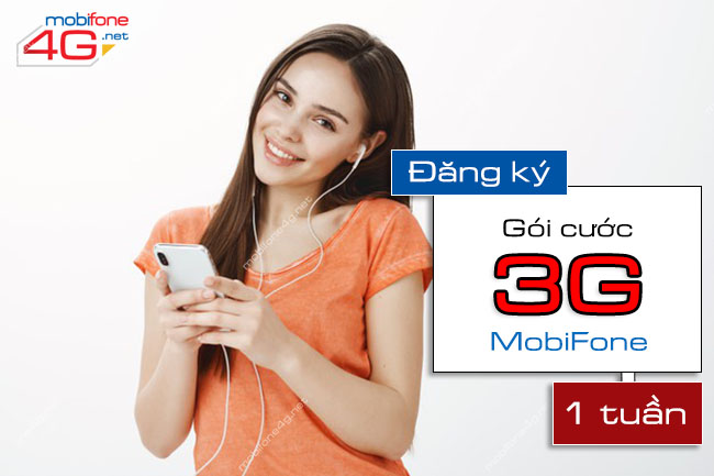 Gói cước 3G MobiFone 1 tuần