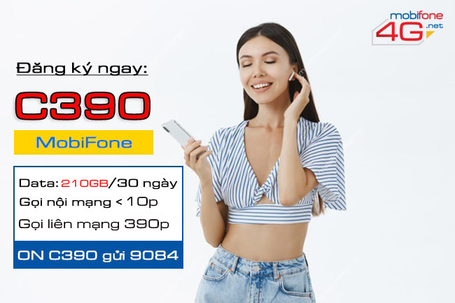 Đăng ký gói C390 MobiFone