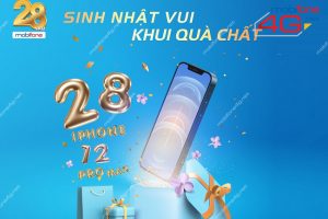 khuyến mãi sinh nhật mobifone tặng iphone 12