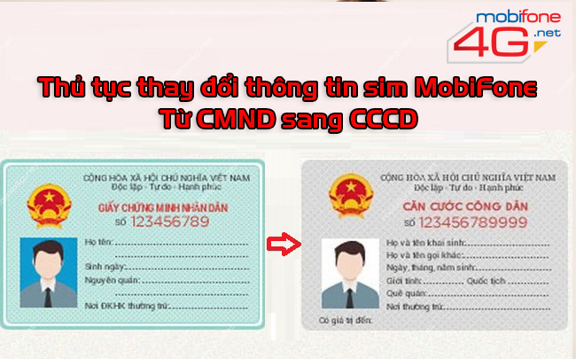 Thủ tục đổi thông tin từ CMND sang căn cước công dân như thế nào Thủ tục đổi thông tin từ CMND sang căn cước công dân