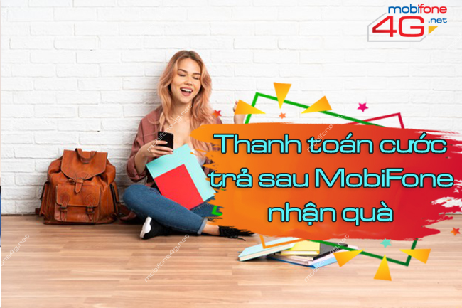 khuyến mãi Thanh toán cước trả sau MobiFone Thanh toán cước trả sau MobiFone nhận quà