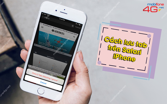 Cách lưu tab trên Safari Cách lưu tab trên Safari