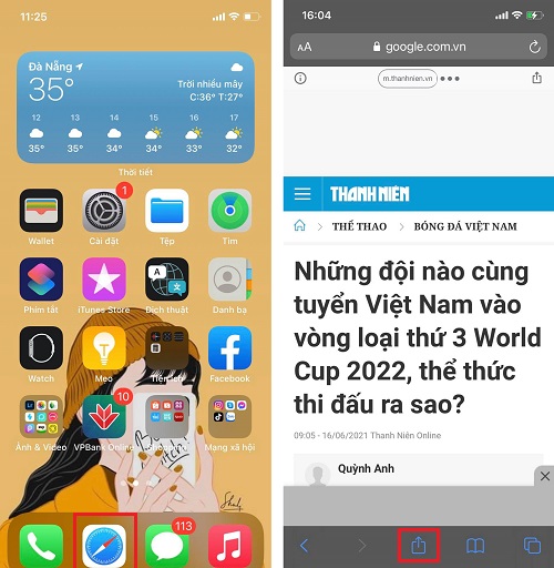 Cách lưu tab trên Safari Cách lưu tab trên Safari
