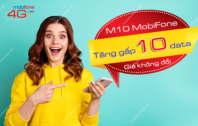mobifone tang data goi m10 len bao nhieu? MobiFone tăng data gói M10