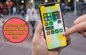 Tắt Trung tâm kiểm soát iPhone khi khoá màn hình