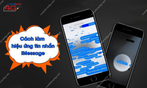 Cách làm hiệu ứng tin nhắn iMessage