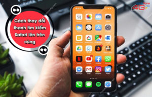 thay đổi thanh tìm kiếm Safari trên iPhone