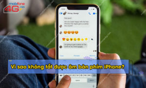 không tắt được âm bàn phím iPhone