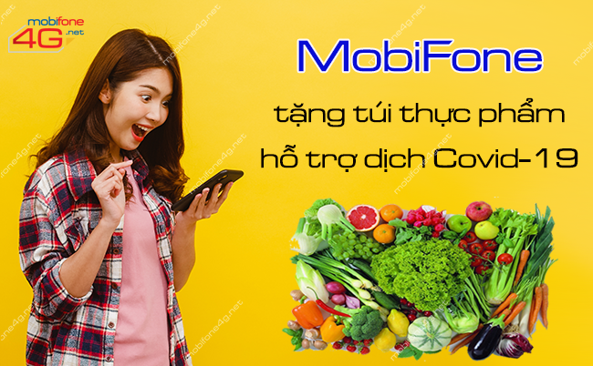 cach nhan tui thuc pham ho tro dich covid 19 cua Mobifone MobiFone tặng thực phẩm hỗ trợ tp HCM