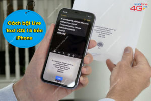 bật Live Text iOS 15