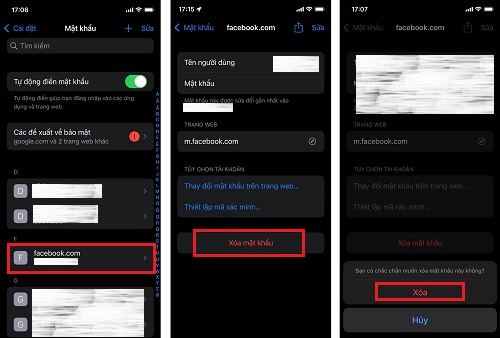 Cách xóa mật khẩu ứng dụng trên iPhone 