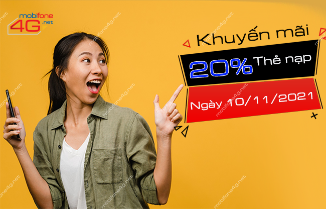 mobifone khuyen mai nap the ngay 10/11/2021 mobifone khuyen mai nap the ngay 10/11/2021