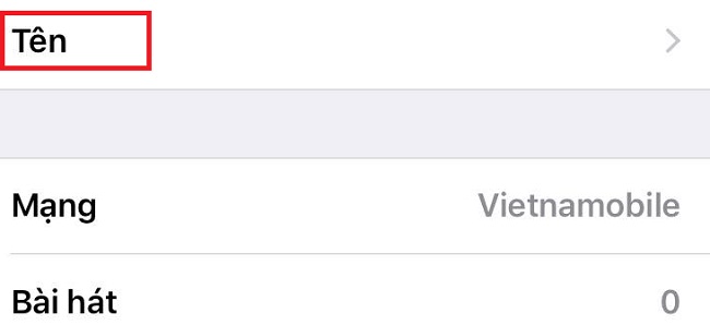 doi ten diem truy cap ca nhan tren iphone don gian